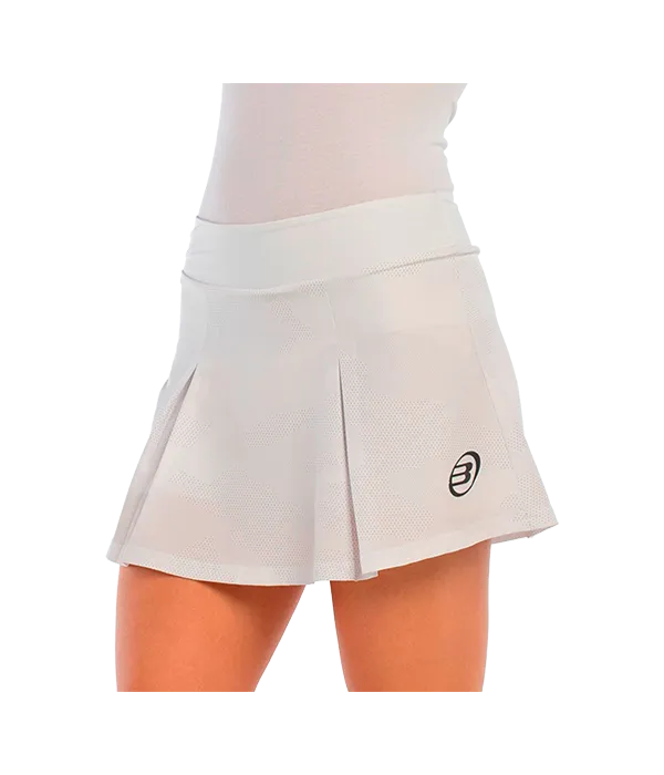 Falda Bullpadel Adoso White 2025 Premier Padel