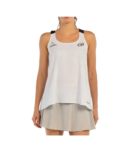 Camiseta Tirantes Bullpadel Agore Mujer White 2025