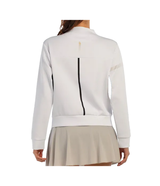 Sudadera Bullpadel Airar Mujer White 2025
