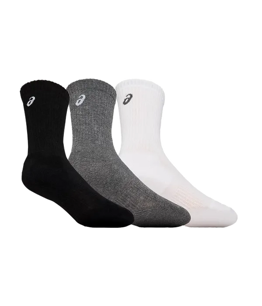 Socks Asics Crew (Pack x 3) White / Negro / Gris