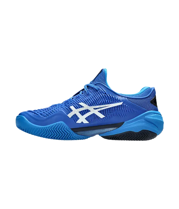 Padel Shoes Asics Court FF 3 Novak Clay Tuna Blue/Pure Silver 2025