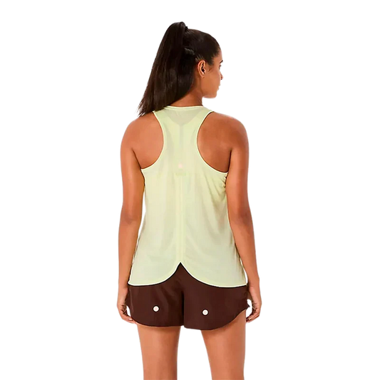 Camiseta Asics Nagino Run Ajustable Amarillo Mujer