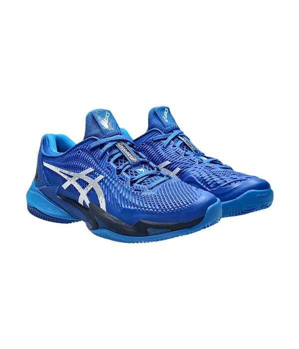 Padel Shoes Asics Court FF 3 Novak Clay Tuna Blue/Pure Silver 2025