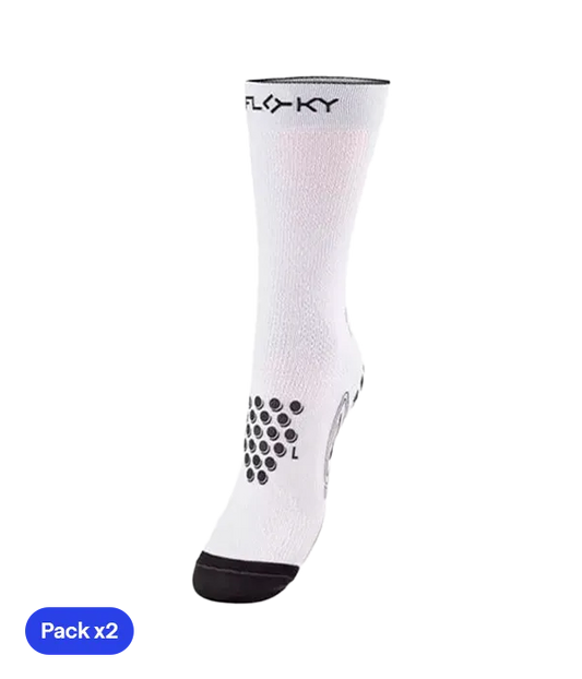 Calcetín de Compresión Floky S-Mash 3D White 2025