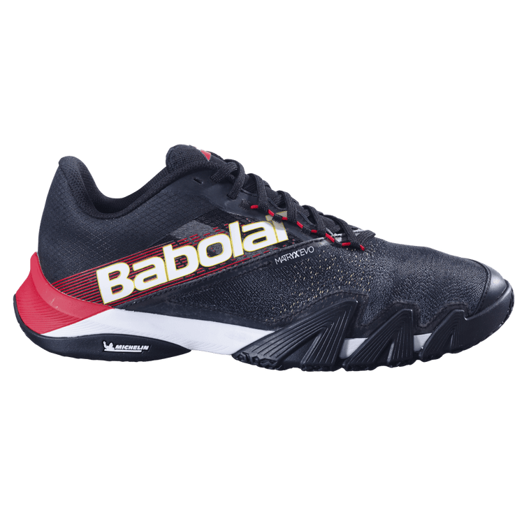 BABOLAT JET PREMURA 2 Men Black/Red SS25 Padel Shoes Padel Shoes Babolat