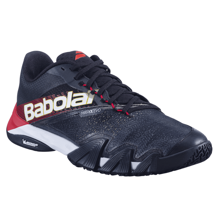BABOLAT JET PREMURA 2 Men Black/Red SS25 Padel Shoes Padel Shoes Babolat