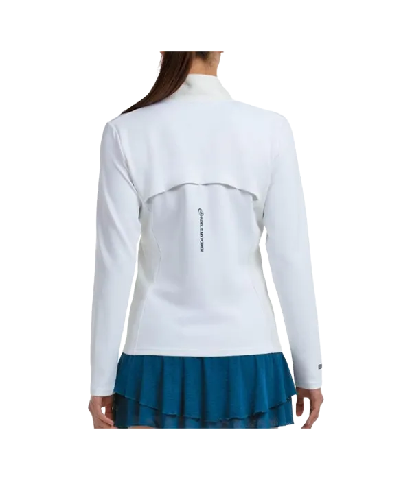 Sudadera Bullpadel Desna Mujer White 2025
