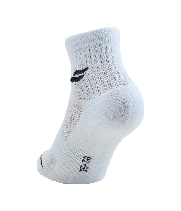 Socks Babolat Quarter White (pack x3)
