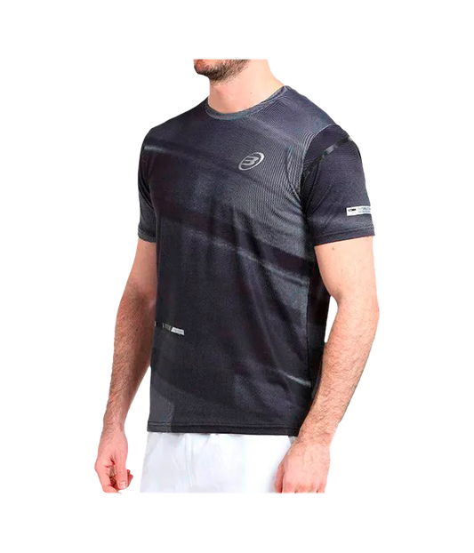 Camiseta Bullpadel Adula JR Negra