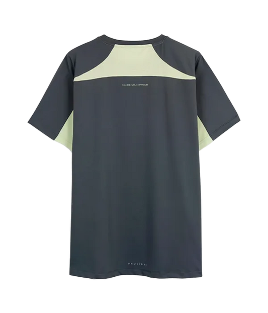 Camiseta NOX Pro Gris Oscuro/Verde