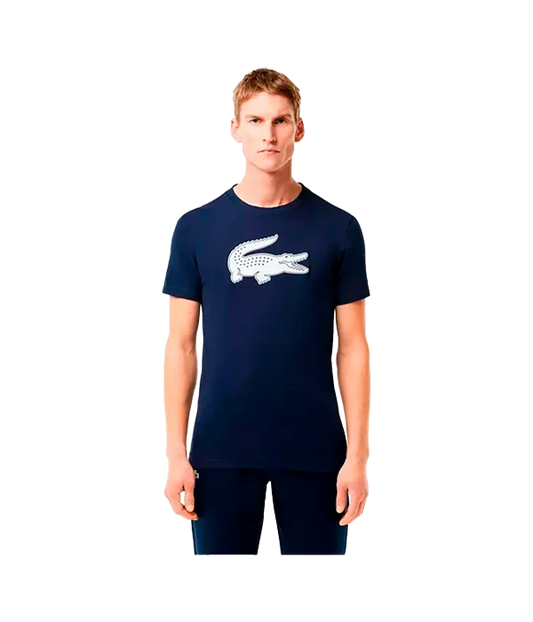 Camiseta Lacoste Regular Fit Algodon Azul Marino 2025