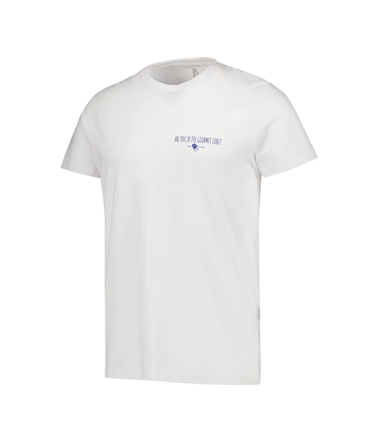 Camiseta Padel Team Gourmet algodón blanca