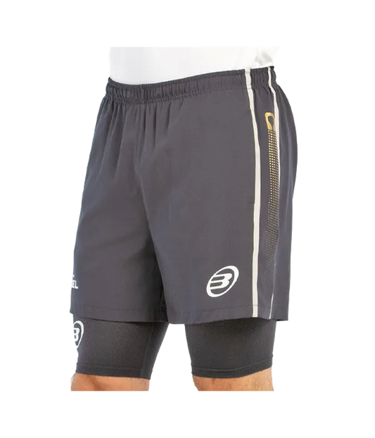 Pantalón Bullpadel Barde Carbón 2025