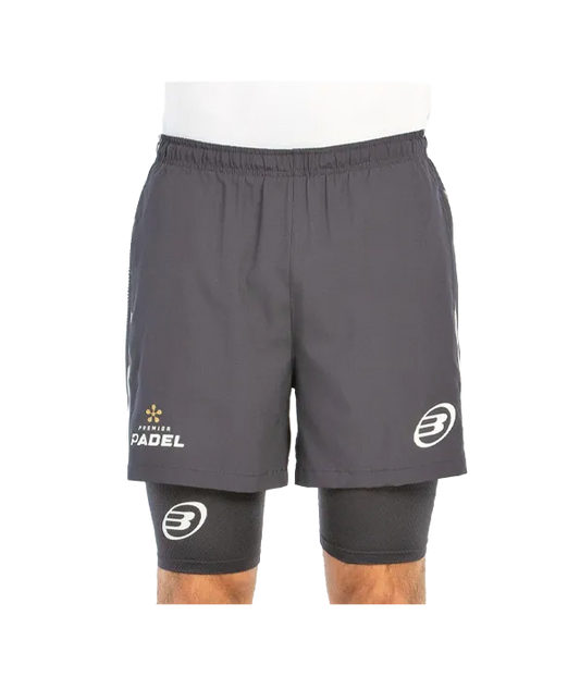 Pantalón Bullpadel Barde Carbón 2025