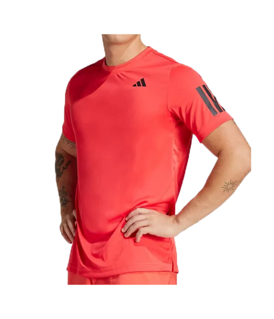 Camiseta Adidas B Club 3STR Tee Rojo 2025