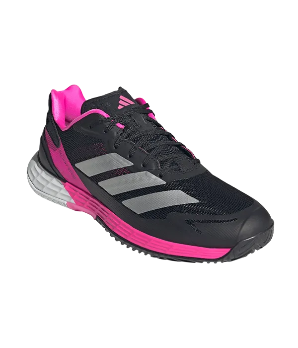 Padel Shoes Adidas Defiant Speed 2 Core Black/Silver Metallic 2025