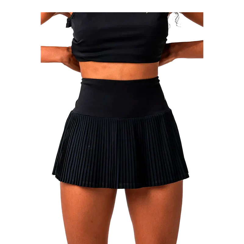 Falda Drop Shot Noor Negra 2025