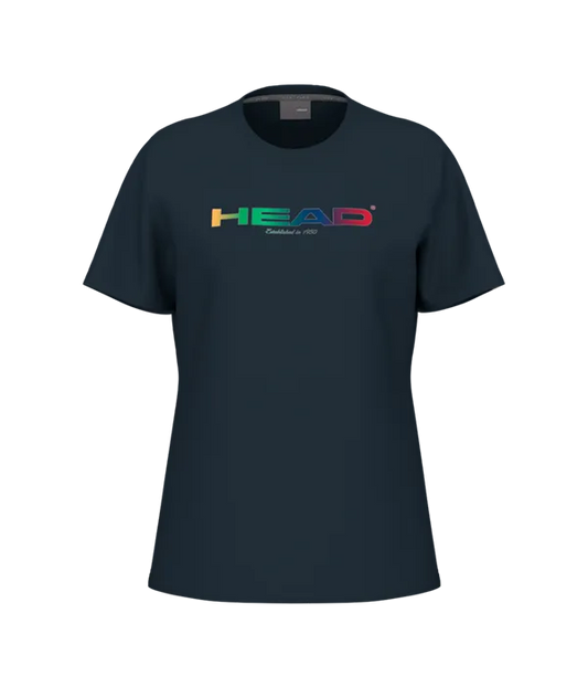 Camiseta Head Rainbow Mujer Navy