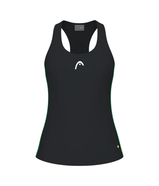 Camiseta de Tirantes HEAD Spirit Negro Mujer