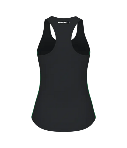 Camiseta de Tirantes HEAD Spirit Negro Mujer
