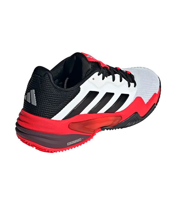 Padel Shoes Adidas Barricade 13 CL Blanco/Rojo