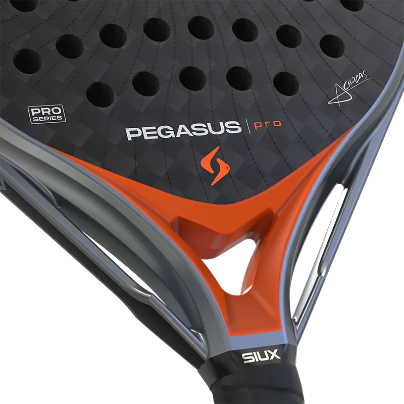 Siux Pegasus Pro 2026 Lava Orange Alex Chozas Padel Racket