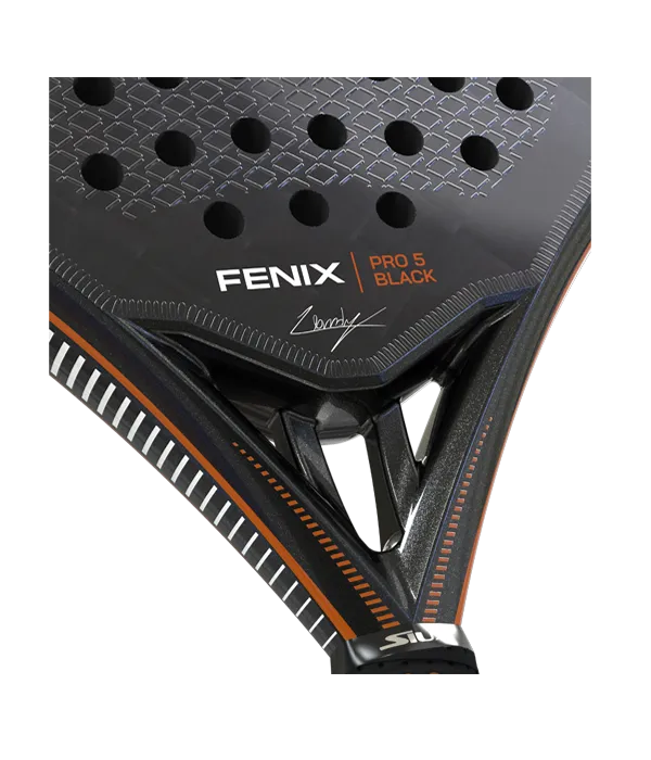 Siux Fenix Pro 5 Black 2025 Leo Augsburger Padel Racket