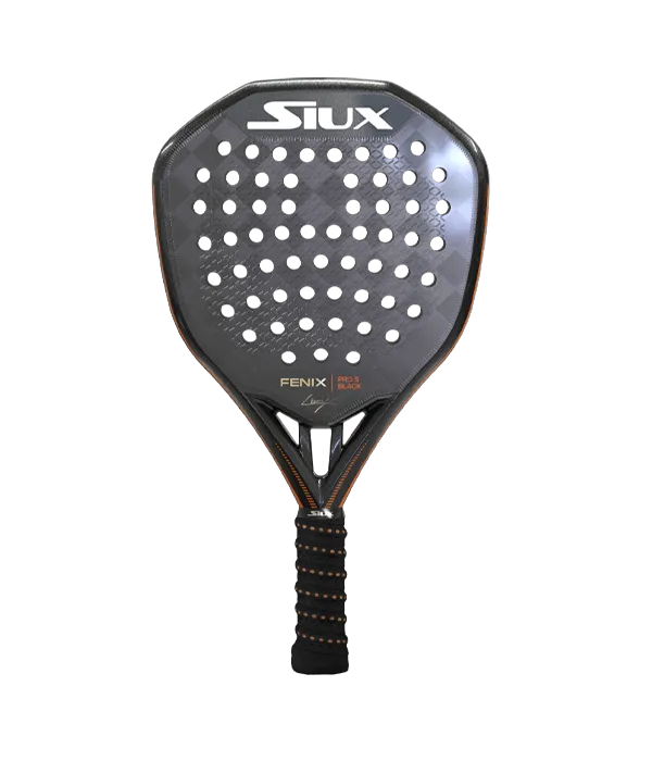 Siux Fenix Pro 5 Black 2025 Leo Augsburger Padel Racket