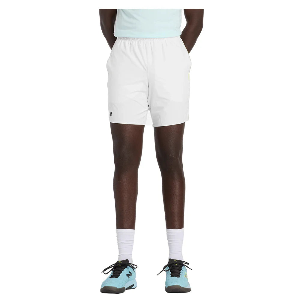 Men's Tennis Tournament 7 Inch Short White-Apparel-New Balance-mb61v34taaw_5c7ef61f-f97c-41be-b5e0-268c4deb0a4a-Tennis Express