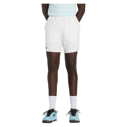 Men's Tennis Tournament 7 Inch Short White-Apparel-New Balance-mb61v34taaw_5c7ef61f-f97c-41be-b5e0-268c4deb0a4a-Tennis Express