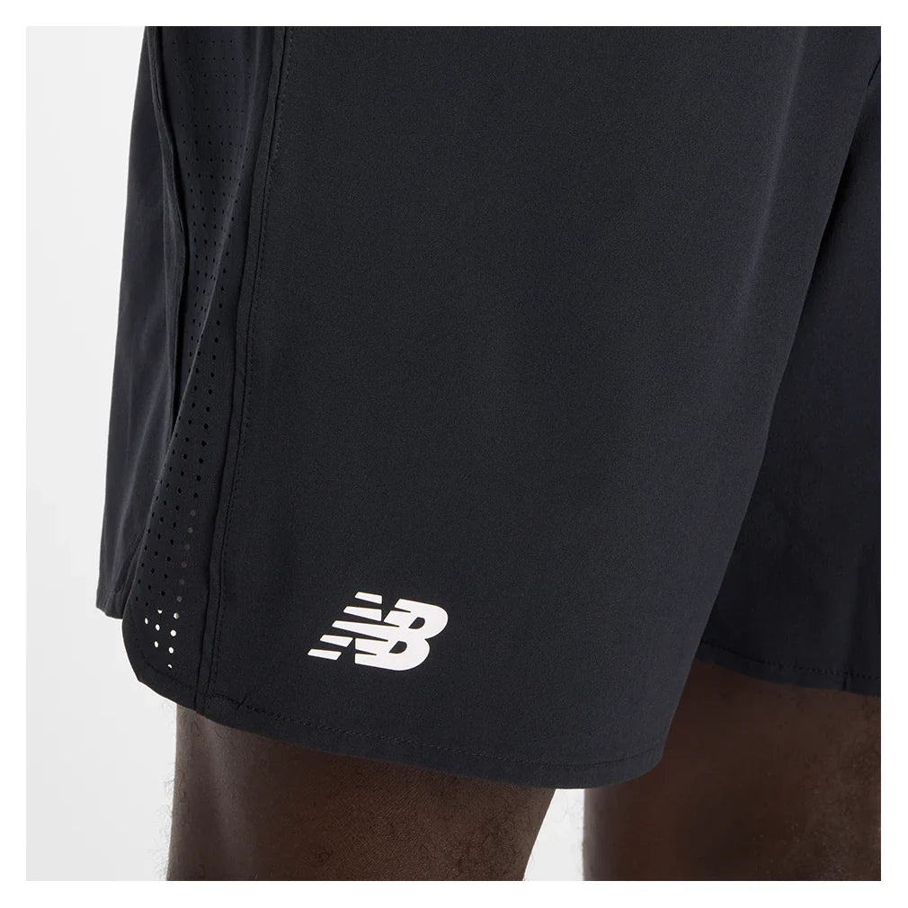 Men's Tennis Tournament 7 Inch Short Black