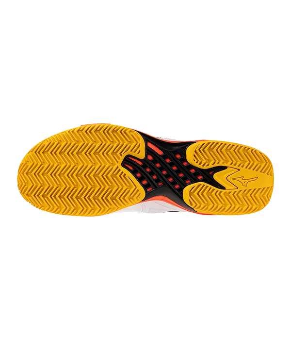 Padel Shoes Mizuno Wave Exceed Tour 6CC Blanco/Naranja 2025