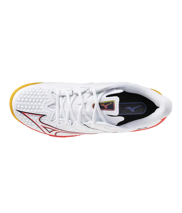 Padel Shoes Mizuno Wave Exceed Tour 6CC Blanco/Naranja 2025
