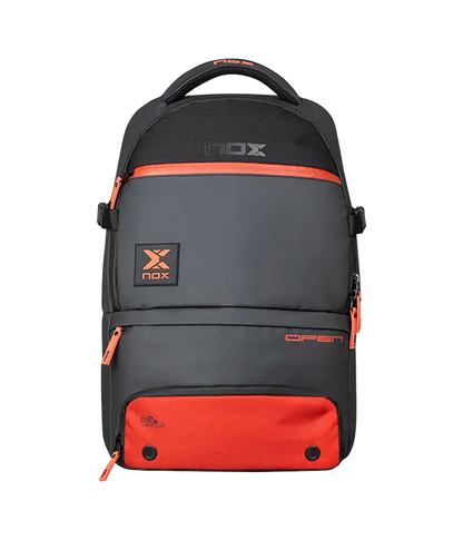 Backpack NOX Luxury Open Series Negro/Rojo