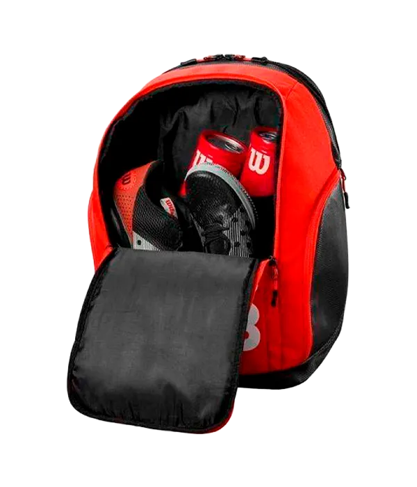 Backpack Wilson Tour Padel Negro/Rojo