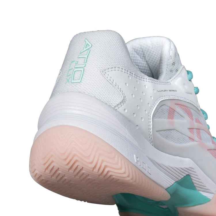 NOX AT10 LUX White/ Turquoise 2024 Padel Shoes Padel Shoes Nox