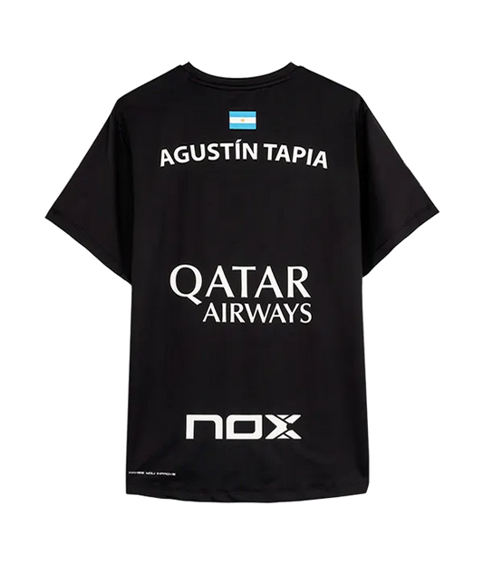 Camiseta NOX Negra Agustín Tapia