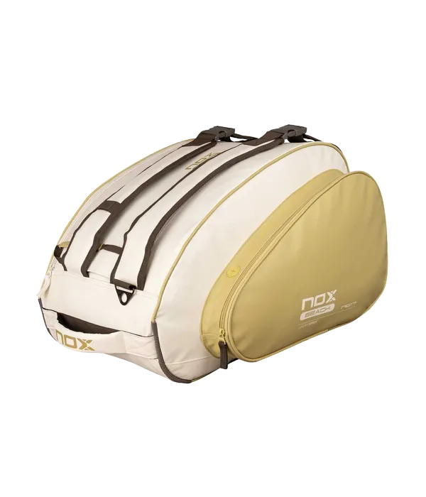 Padel Bag  NOX Beach Team NG17 Crema/Verde Pistacho