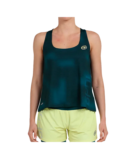 Camiseta Bullpadel Oidio Mujer Verde Pato