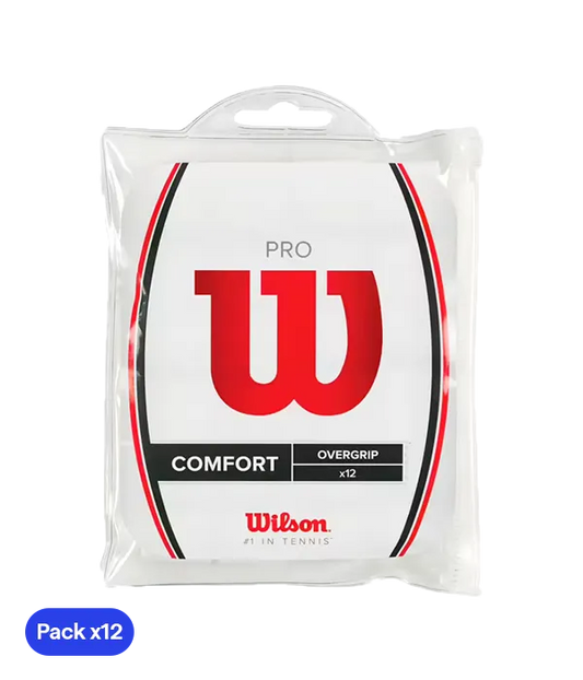 Overgrips Wilson Pro Comfort White (Pack x12)