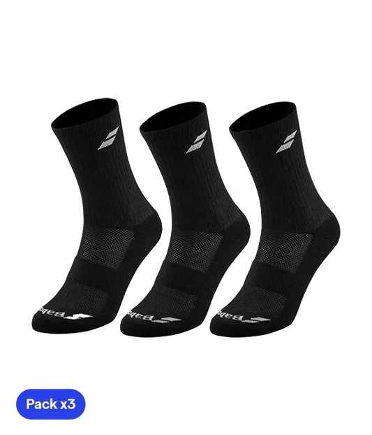 Socks Babolat Negro Junior (Pack x3)