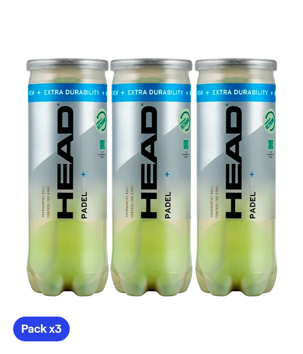 Balls  HEAD Padel Pro+ (pack x3)