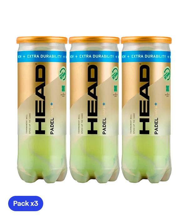 Balls  HEAD Padel Pro S + PadelPROShop (pack x3)