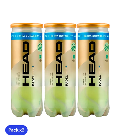 Balls  HEAD Padel Pro S + PadelPROShop (pack x3)