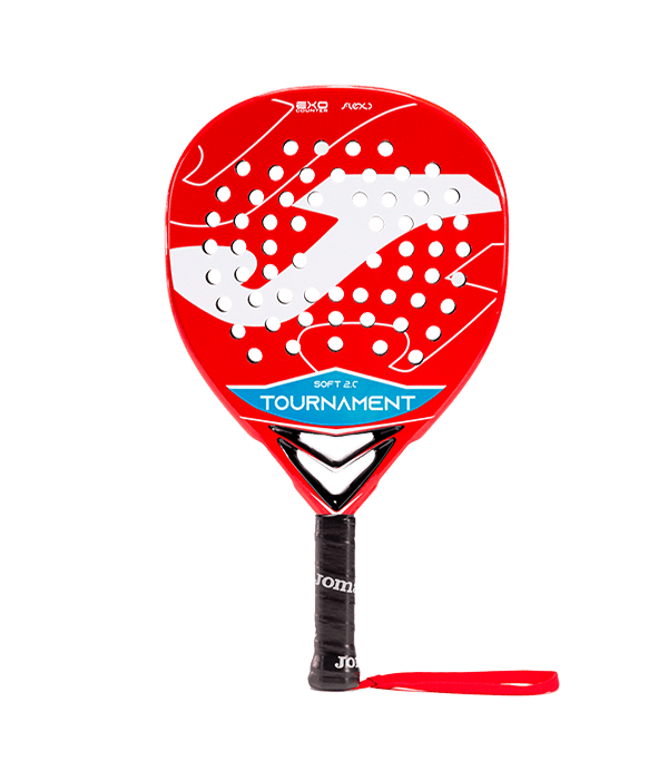 Joma Tournament Soft Red/White 2025 Padel Racket Padel Racket Joma