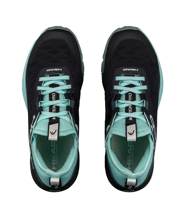 Padel Shoes HEAD Motion Pro Padel Mujer Black/Aqua