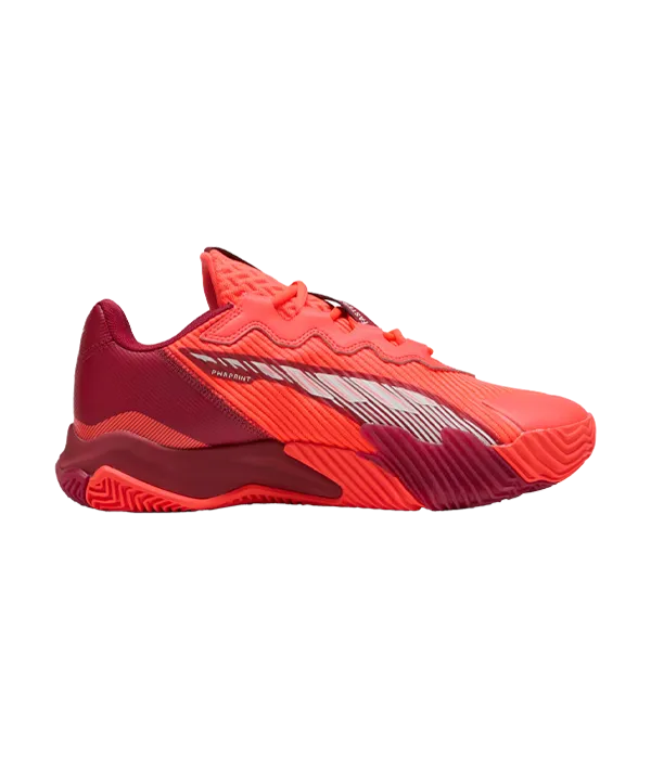 Padel Shoes Puma Nova Elite Red/Dark Crimson/White 2025