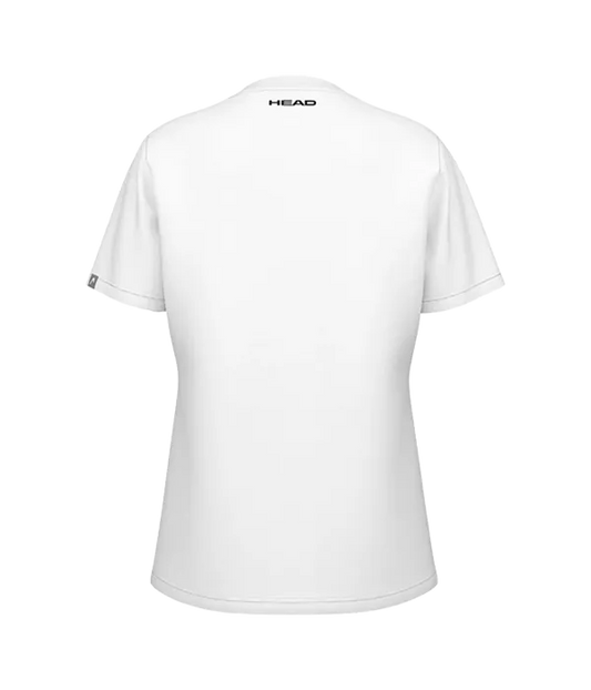 Camiseta Head Rainbow Mujer White 2025