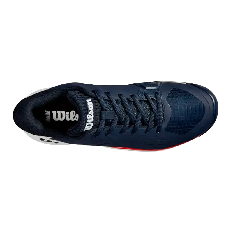 Padel Shoes Wilson Rush Pro Ace Navy Blazer/White/Wilson Red 2025