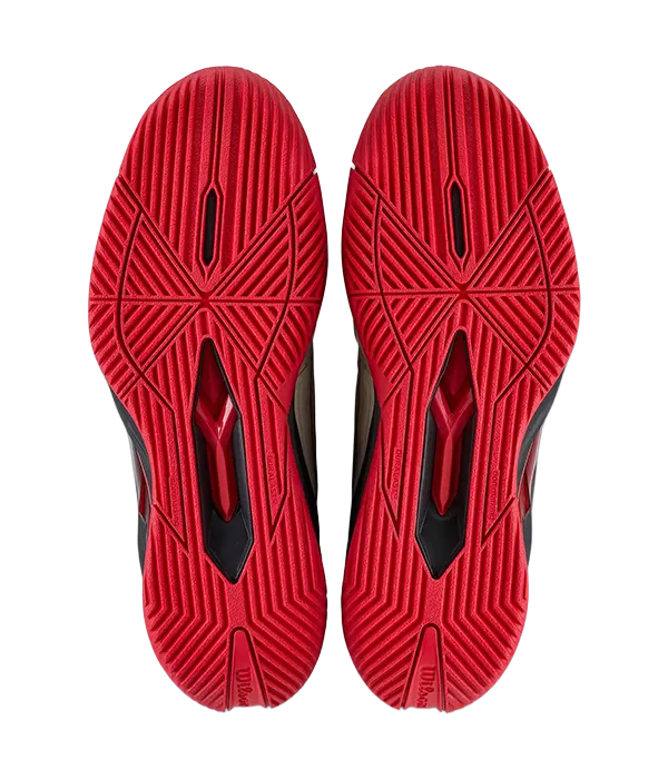 Padel Shoes Wilson Rush Pro 4.5 USO Tofu/Infrared/Black 2025